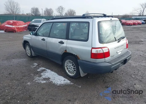 2002 Subaru Forester L from USA, damaged, VIN JF1SF63592G745864